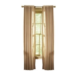 Martha Stewart Living Faux Silk Curtain Panel